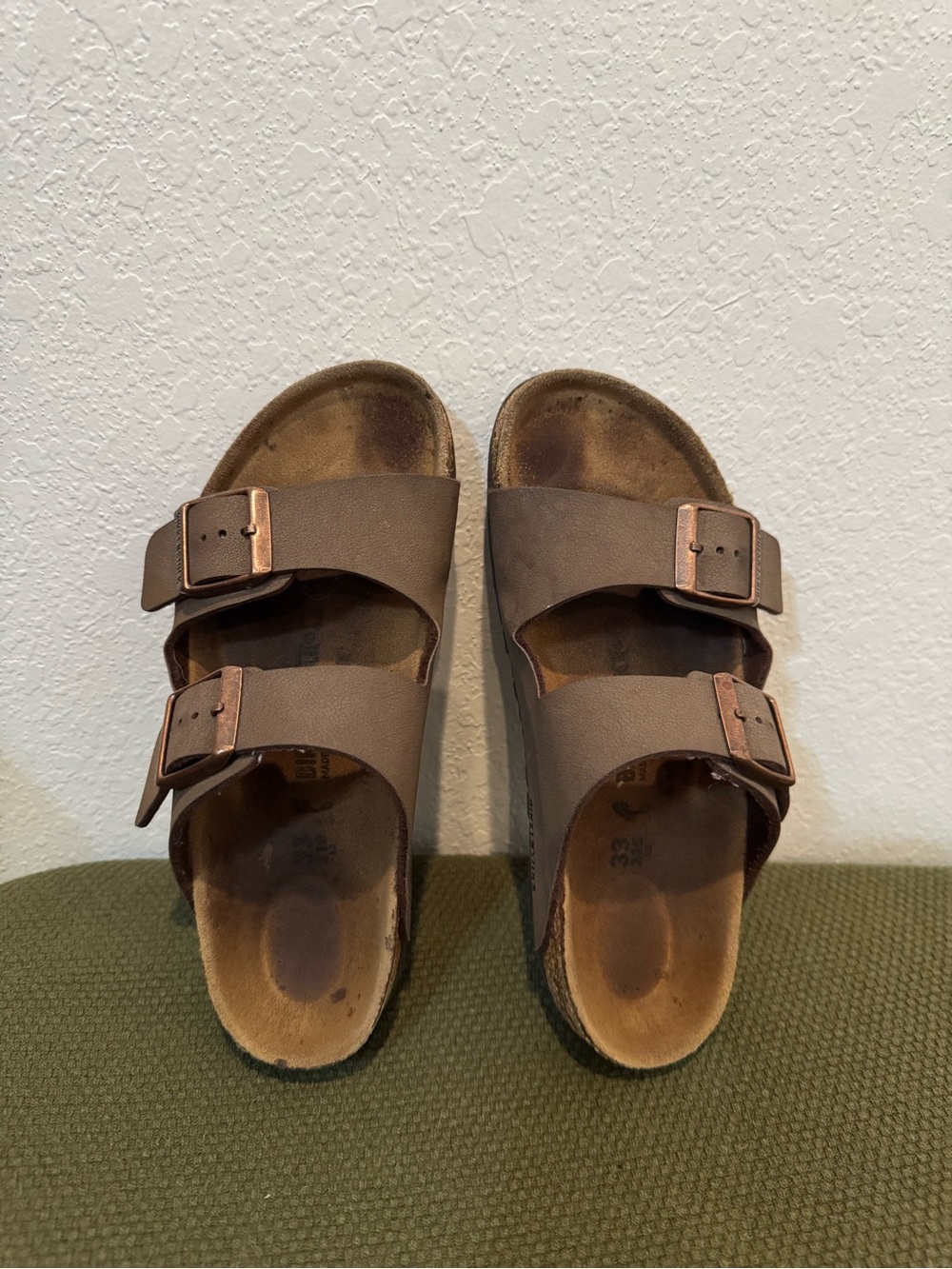 Kids Birkenstock Arizona Two-Strap Sandals Brown EU 33